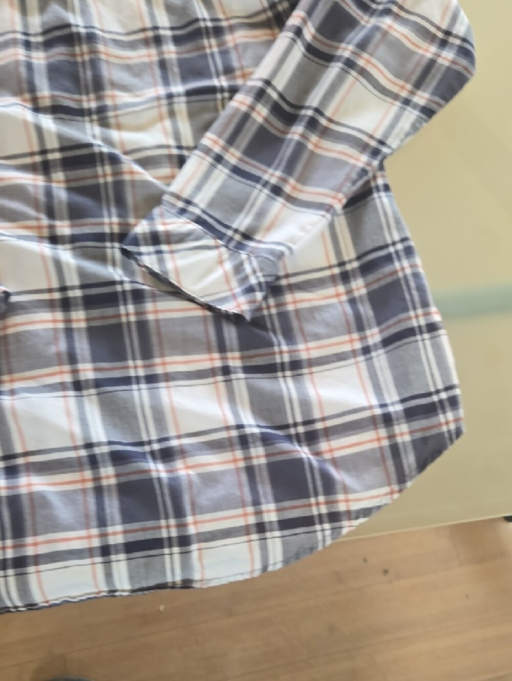 Kuhl Women's Plaid Button-Down Shirt in White, Blue, Brown - Picture 10 of 13